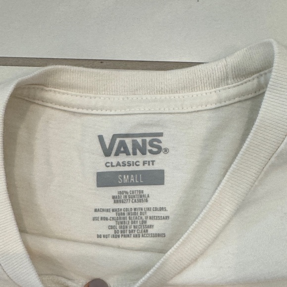 Vans White 'Love the Earth' T-Shirt - Picture 2 of 3